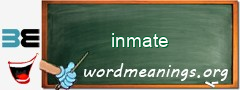 WordMeaning blackboard for inmate